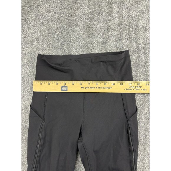 Lululemon Pants Womens 4 Black Capri High Rise Pockets Running Leggings Luxtreme - Picture 2 of 6